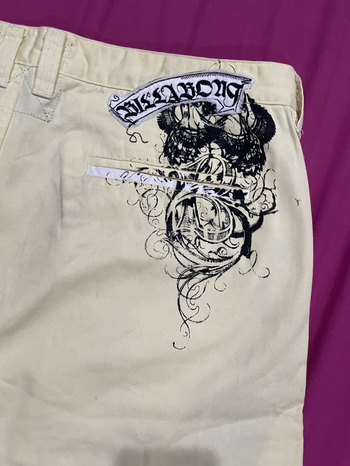 Billabong × Vintage RARE Billabong embroidered Y2k shorts Size US 34 / EU 50 - 7 Thumbnail