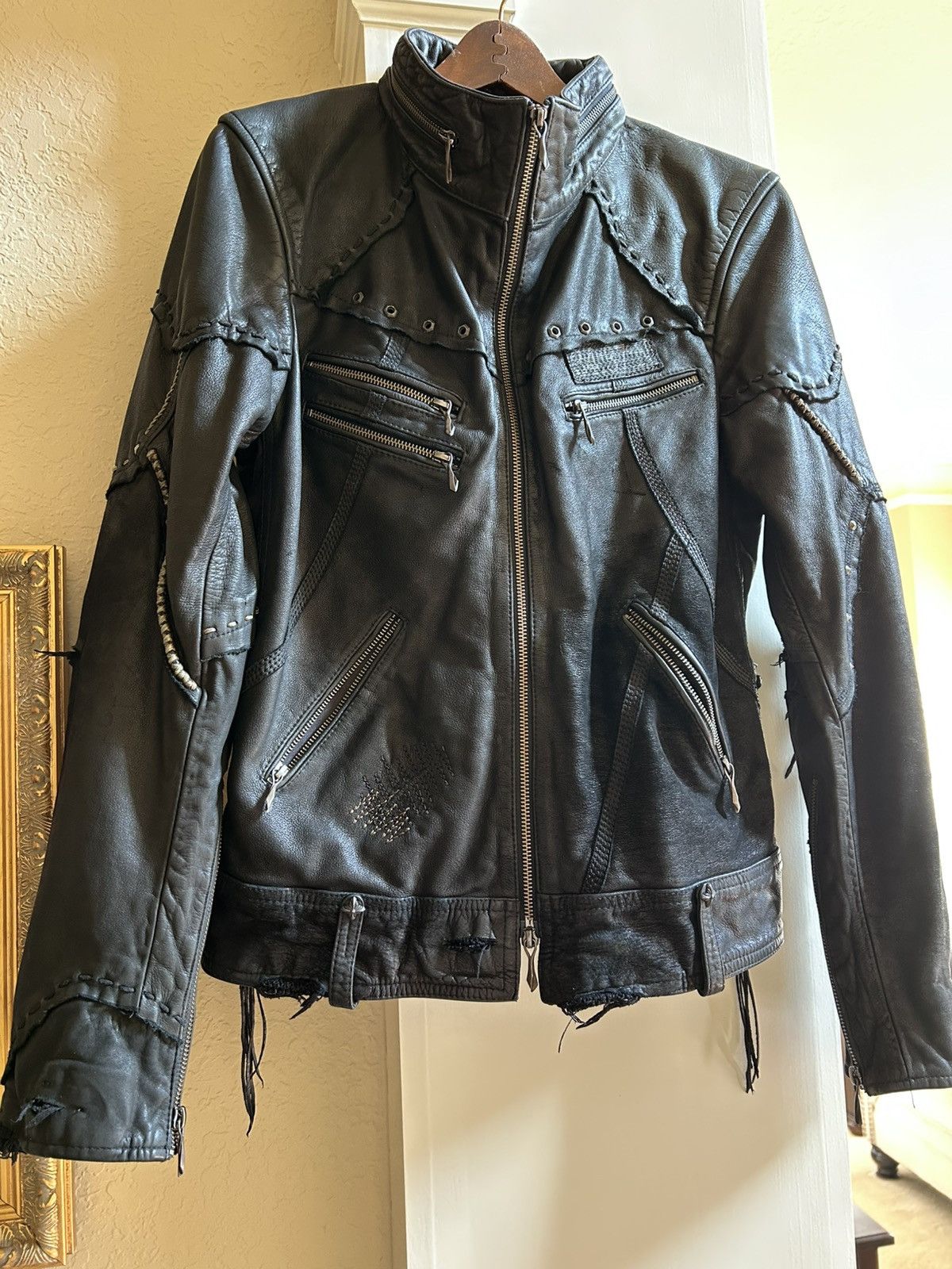 14th Addiction 14th Addiction JK Desert Leather Jacket | Grailed