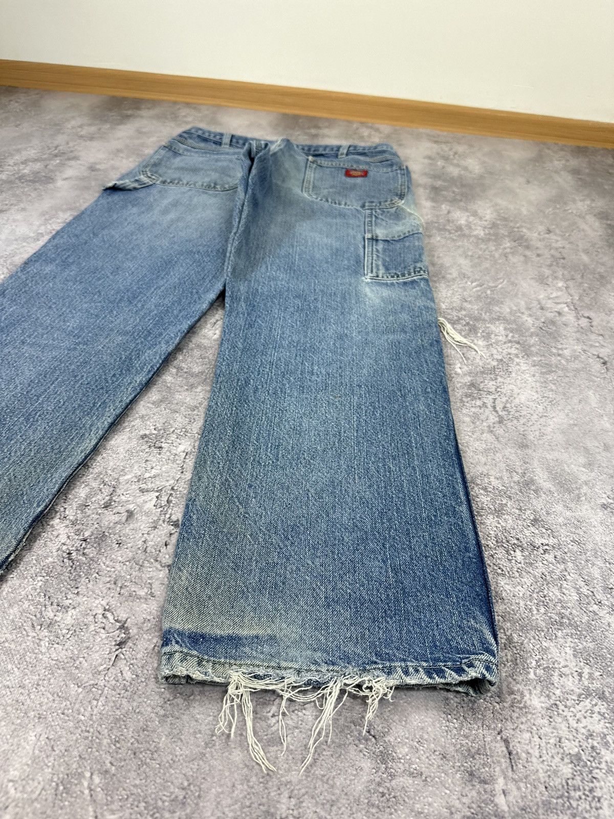 Dickies Vintage Dickies USA Baggy Light Blue Denim Carpenter Pants Size US 34 / EU 50 - 4 Thumbnail