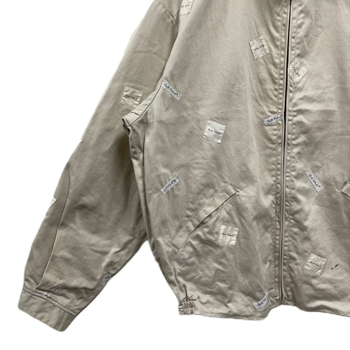 Karl Helmut Vintage 90s Karl Helmut Jacket Zipper harrington style Size US L / EU 52-54 / 3 - 6 Thumbnail