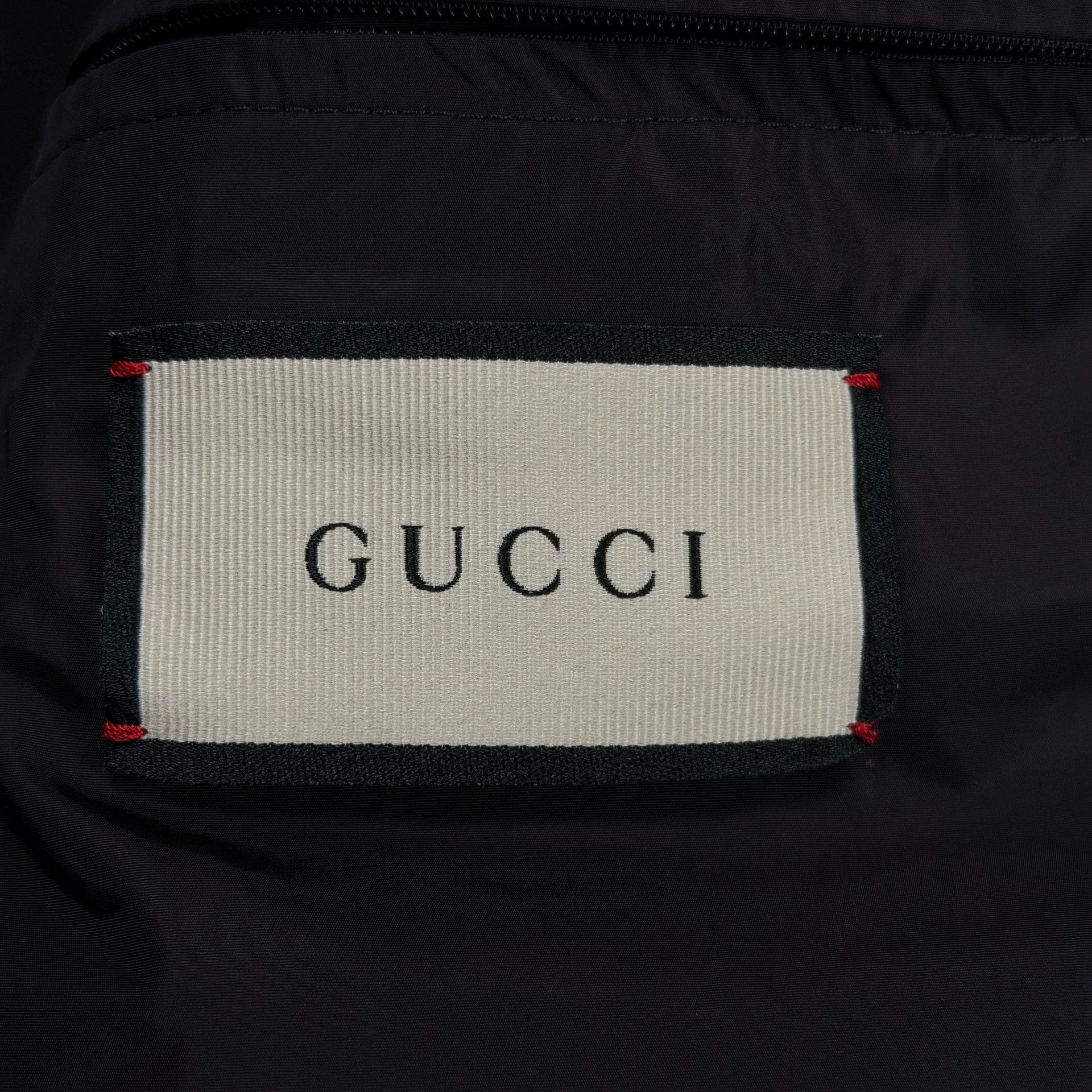 Gucci Gucci 3M Reflective Strip Black All-Over Print Down Jacket Size M / US 6-8 / IT 42-44 - 7 Thumbnail
