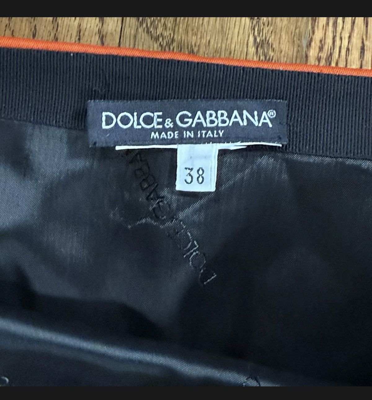 Dolce & Gabbana Dolce & Gabbana Skirt Orange Black Women’s Size 38 Size 38" / US 16 / IT 52 - 3 Thumbnail