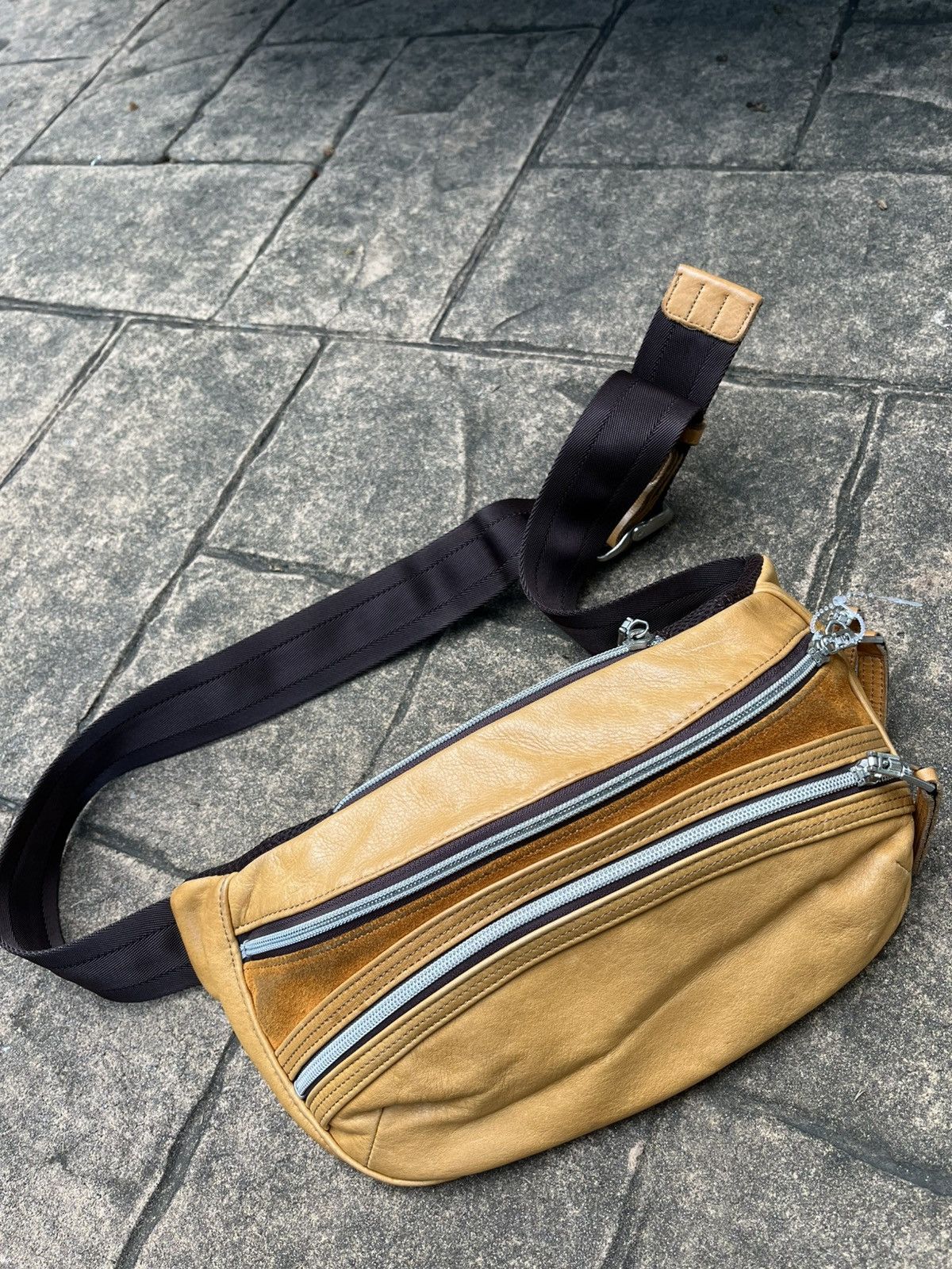 rare masterpiece Leather crossbody bag