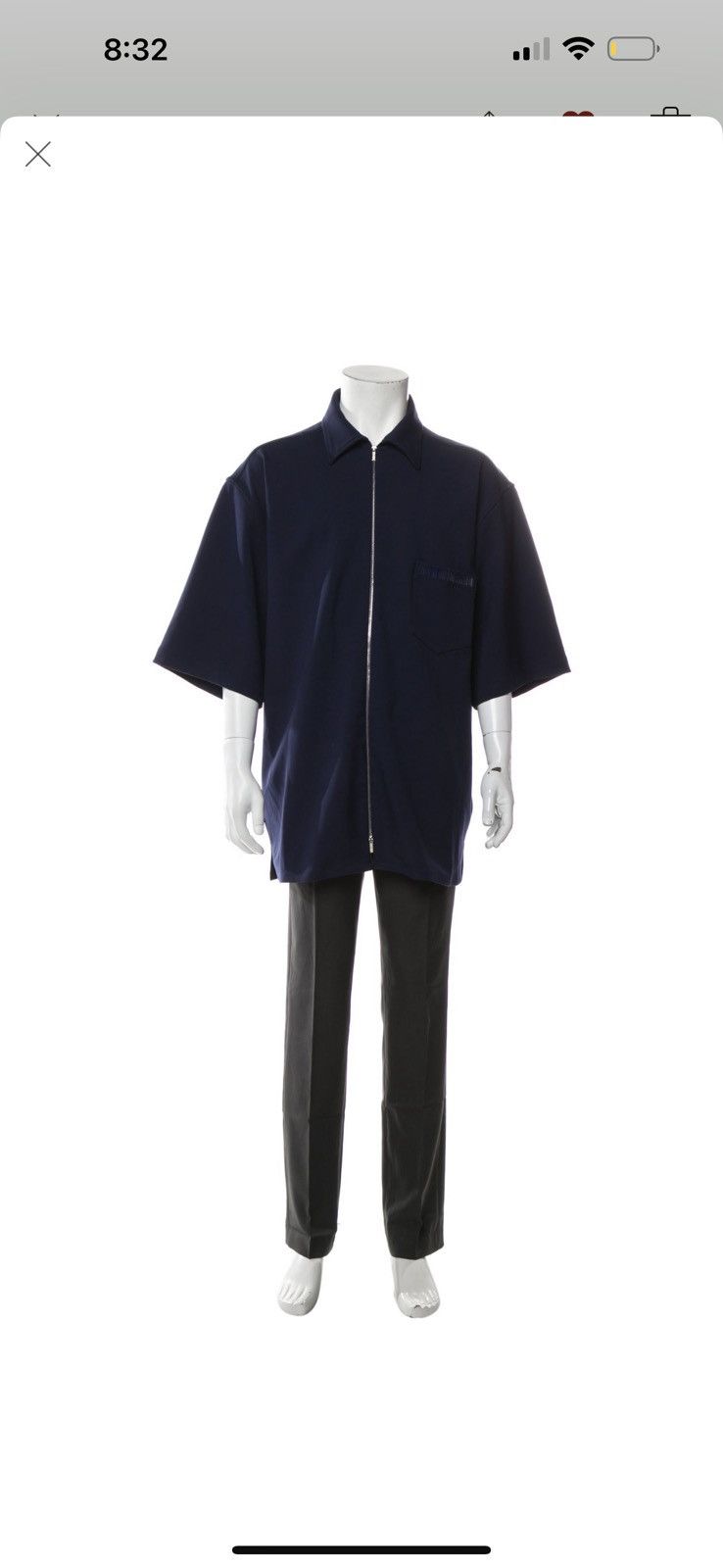 Vetements VTMNTS zip up shirt Size US XL / EU 56 / 4 - 1 Thumbnail