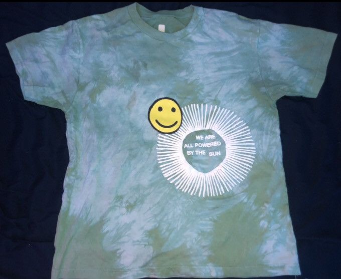 image of Cactus Plant Flea Market Cpfm Powered By The Sun Green Flash Tie Dye, Men's (Size Large)