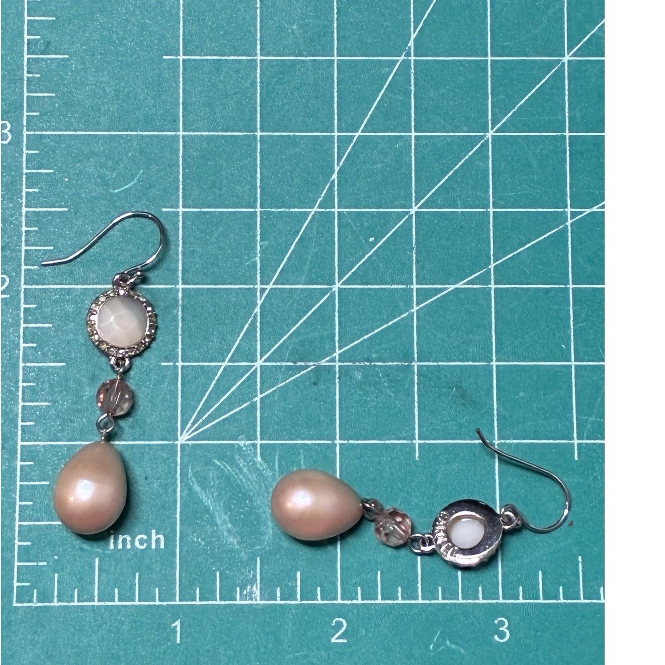 Other Carolee Mother of Pearl Accents Dangle Earrings Silver Tone Size ONE SIZE - 3 Thumbnail