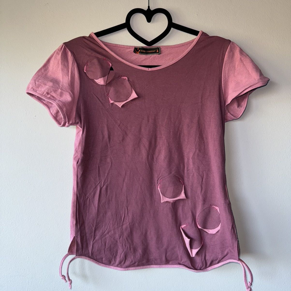Vintage Cop Copine Vintage Y2K Top Tshirt Size S / US 4 / IT 40 - 1 Thumbnail