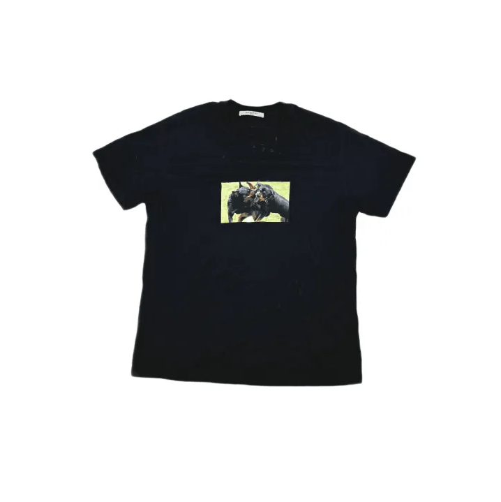 Givenchy Givenchy Men's Dog Print Short Sleeve T-Shirt Size US XL / EU 56 / 4 - 1 Thumbnail