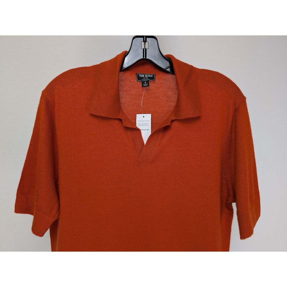 Todd Snyder o1rshd1 CC20 Polo Shirt in Orange Size US S / EU 44-46 / 1 - 1 Thumbnail