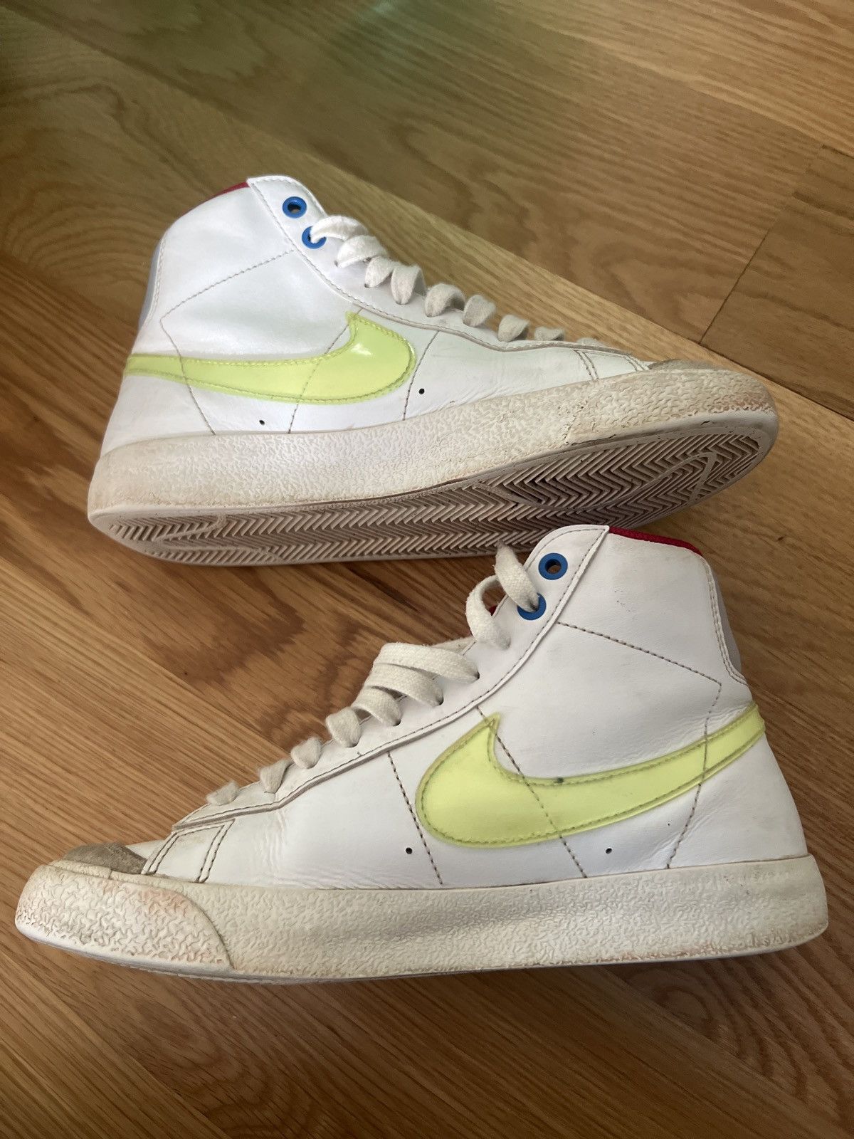 Nike × Vintage Nike Blazer OG High ‘Clear Yellow’ Size US 7 / EU 40 - 2 Thumbnail