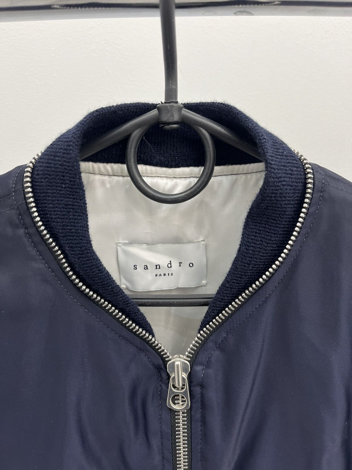 Sandro Sandro Nylon Full Zip Bomber Size US L / EU 52-54 / 3 - 6 Thumbnail