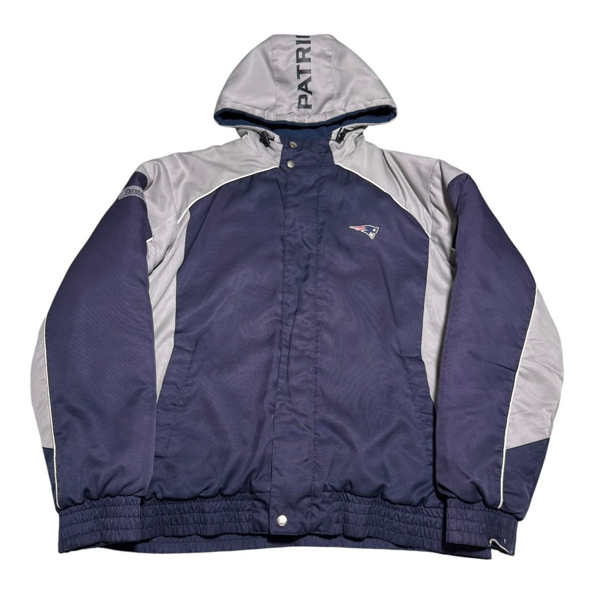 NFL NFL New England Patriots Full Zip Hooded Jacket Adult XL Size US XL / EU 56 / 4 - 1 Thumbnail