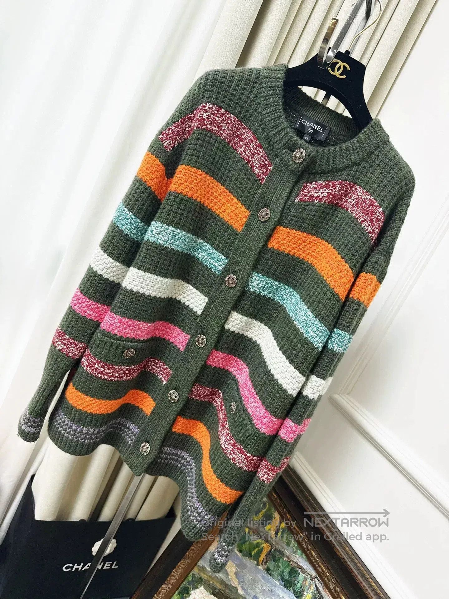 Chanel chanel 22k colorful knit cardigan coat. Size US M / EU 48-50 / 2 - 1 Thumbnail