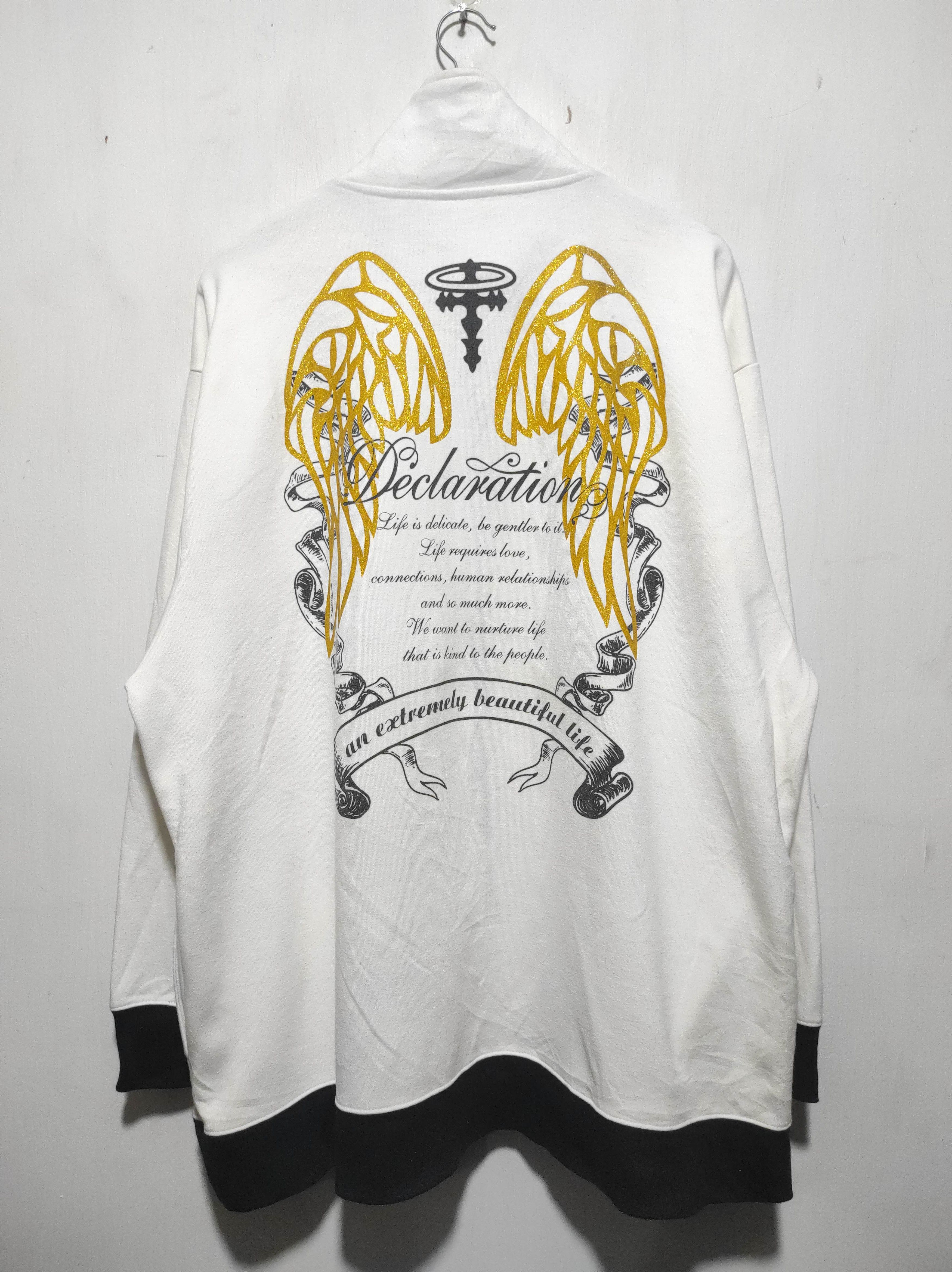Affliction Japanese Brand Pleggi Poem Wings Sweatshirt Size US XXL / EU 58 / 5 - 15 Thumbnail