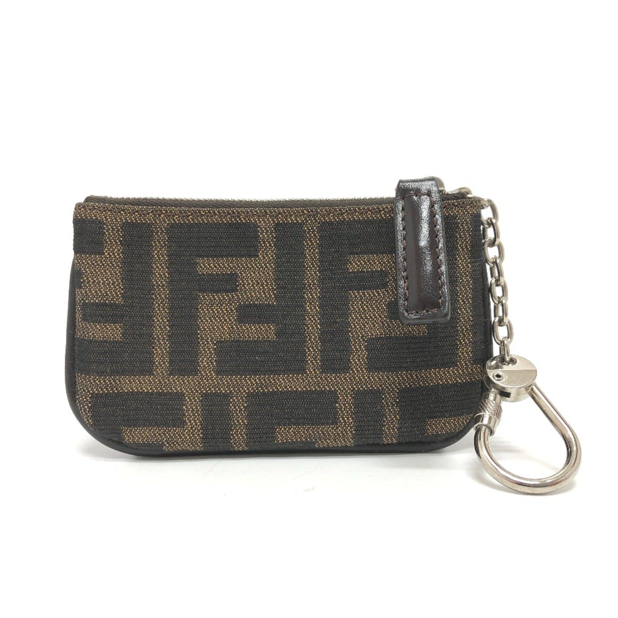 Fendi Fendi Zucca coin purse Brown SilverHardware Size ONE SIZE - 1 Thumbnail