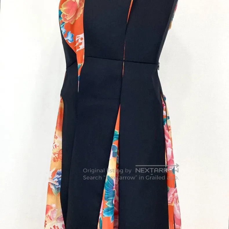 Junya Watanabe Junya Watanabe Floral Patchwork Dress Size XS / US 0-2 / IT 36-38 - 4 Thumbnail