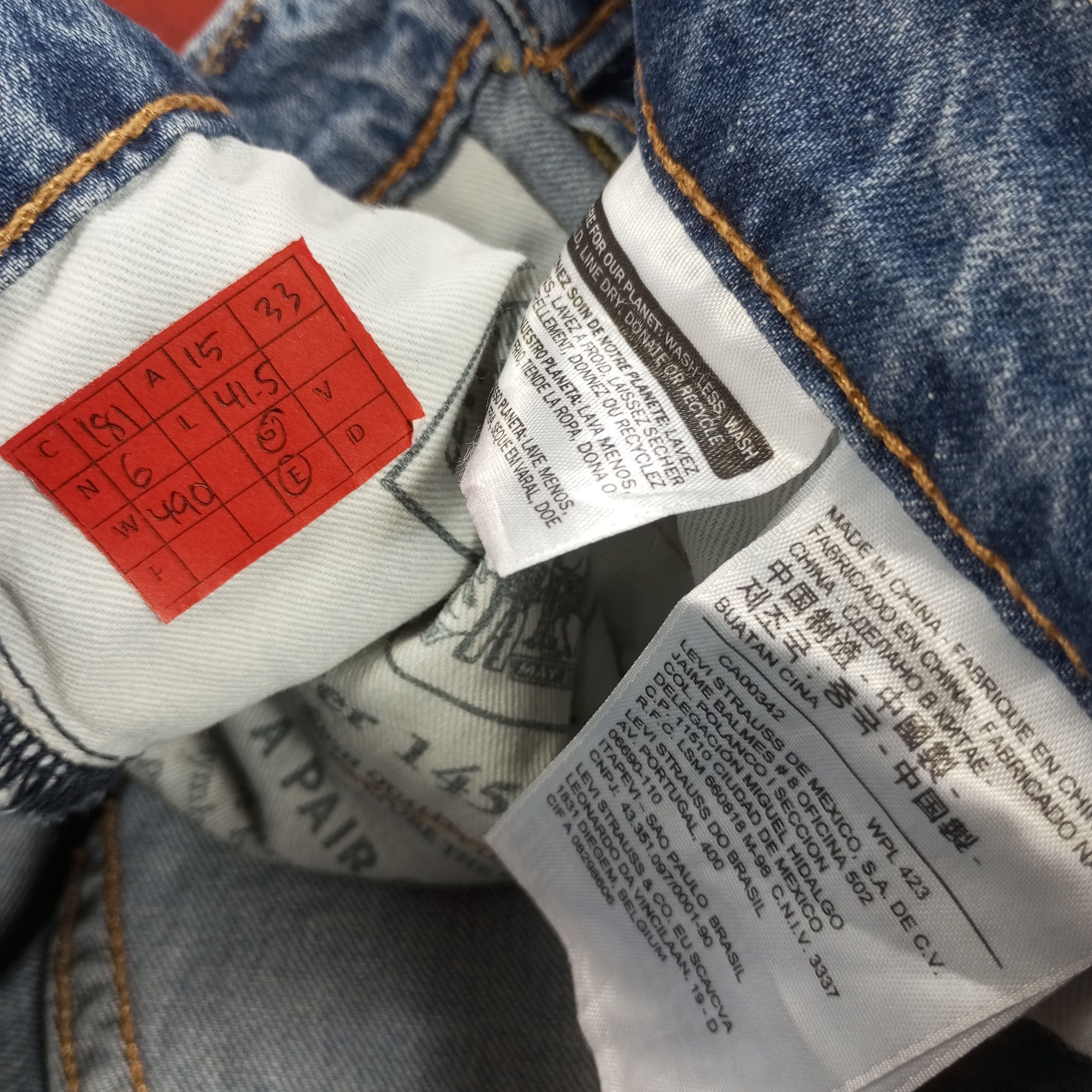 Levi's × Vintage Levis Big E Streetwear Distressed Jeans Size US 30 / EU 46 - 13 Thumbnail