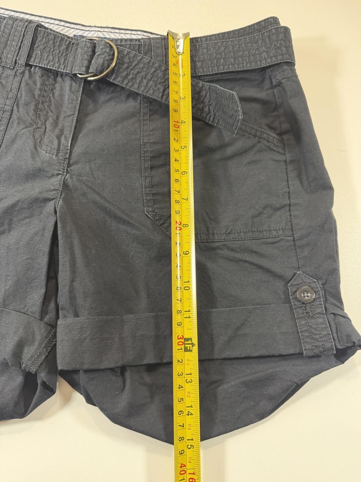 Tommy Hilfiger Tommy Hilfiger Black Casual Shorts with Belt 4 Size 27" / US 4 / IT 40 - 5 Thumbnail