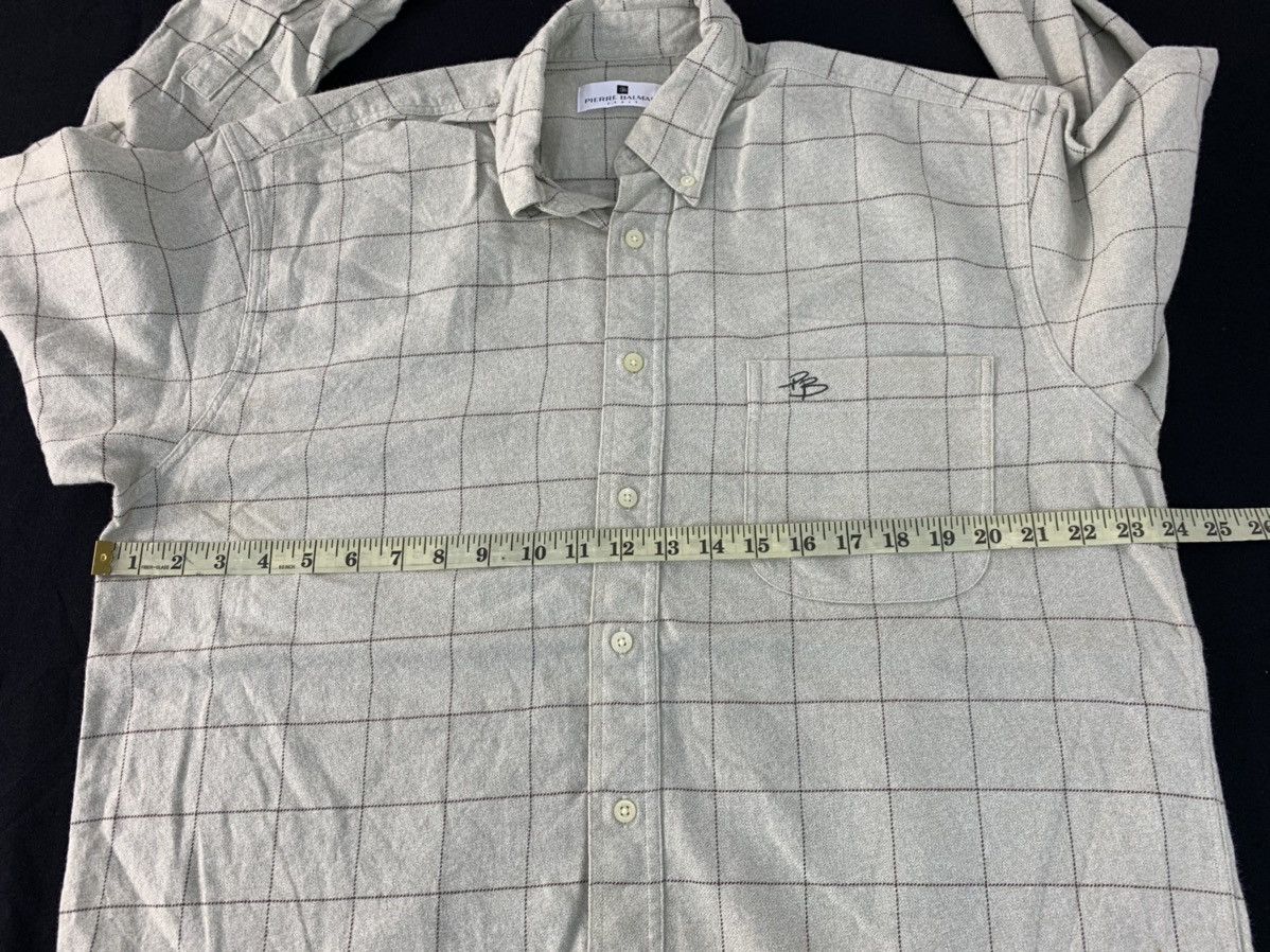 Pierre Balmain 90s Pierre Balmain Paris Checked Design Single Pocket Shirt Size US XL / EU 56 / 4 - 10 Thumbnail
