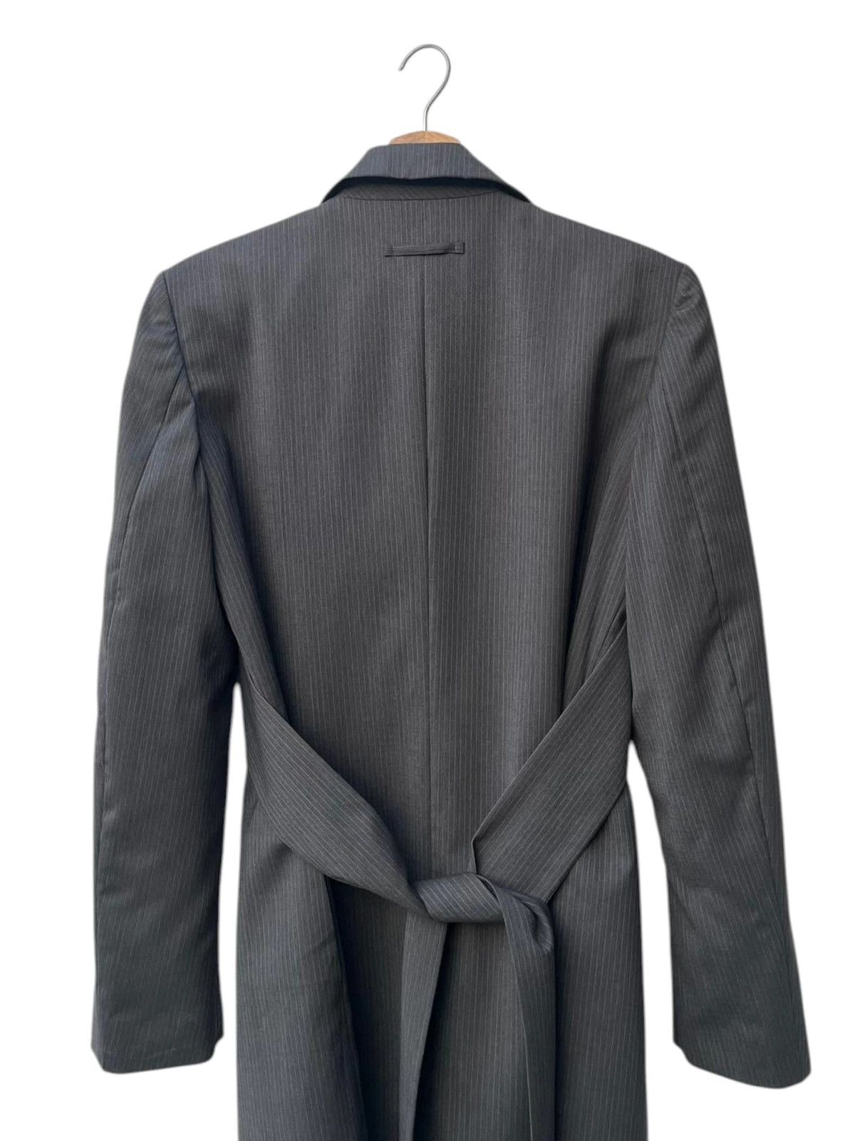 Jean Paul Gaultier Archive Jean Paul Gaultier Classique Pinstripe Wrap Jacket Size M / US 6-8 / IT 42-44 - 11 Thumbnail