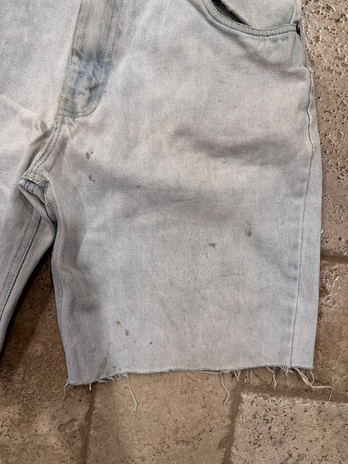 Bugle Boy × Vintage Vintage Bugle Boy Painter Light Wash Denim Jean Shorts Jorts Size US 34 / EU 50 - 2 Thumbnail