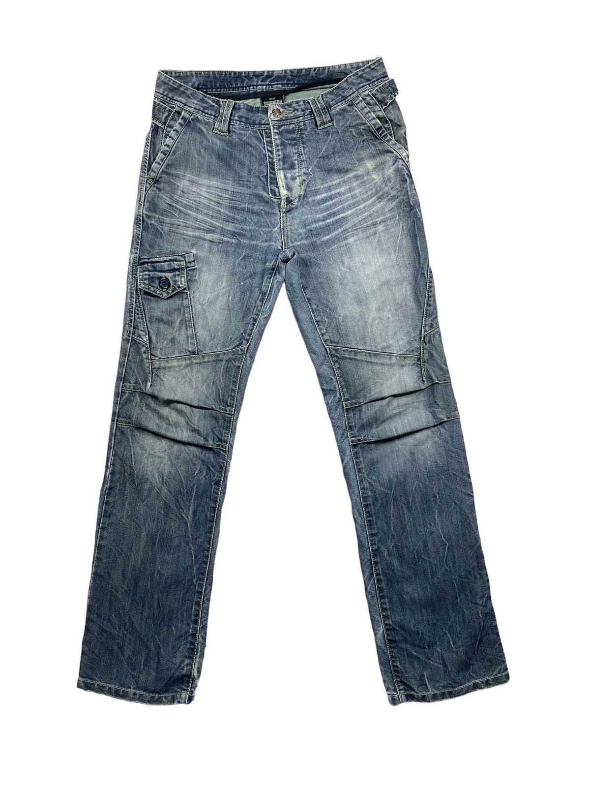 Japanese Brand Biker Pant Style By Southern Jeans Size US 32 / EU 48 - 1 Thumbnail