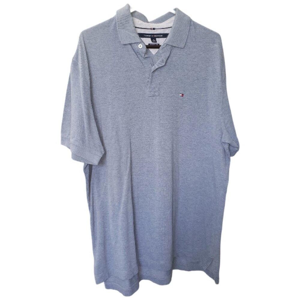 Tommy Hilfiger CT1557 Tommy Hilfiger Men's Blue Polo Shirt XL Size US XL / EU 56 / 4 - 1 Thumbnail