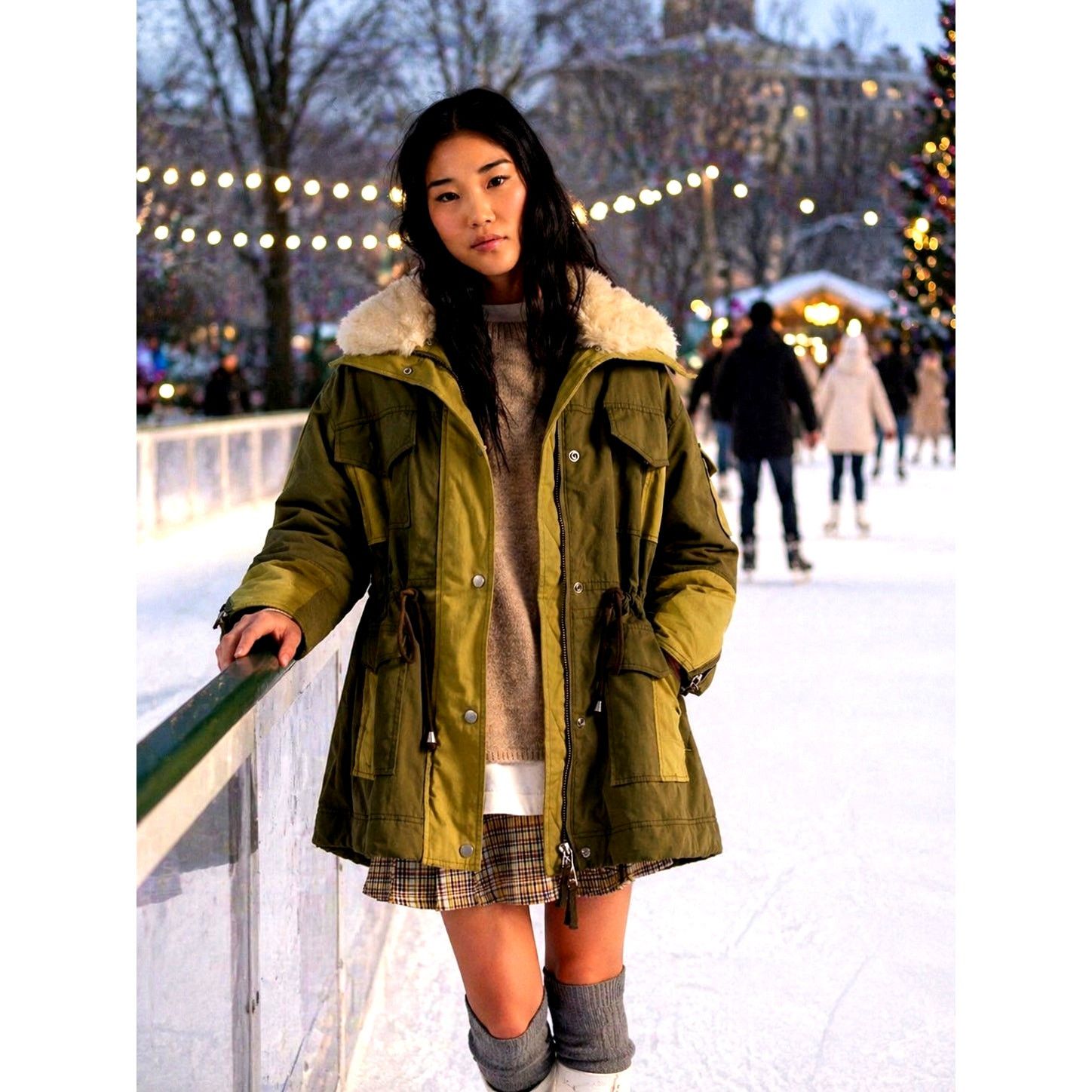 Free People Free People We The Free Pieces of Me Parka Sage size M Size M / US 6-8 / IT 42-44 - 1 Thumbnail