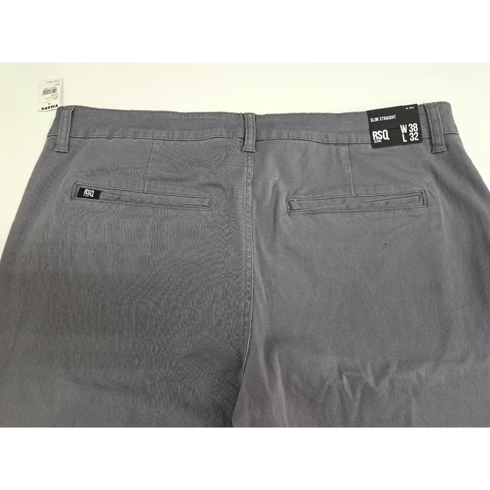 Rsq RSQ Jeans Active Chino Pants Gray Slim Straight Men's 38X32 #4088 Size US 38 / EU 54 - 7 Thumbnail