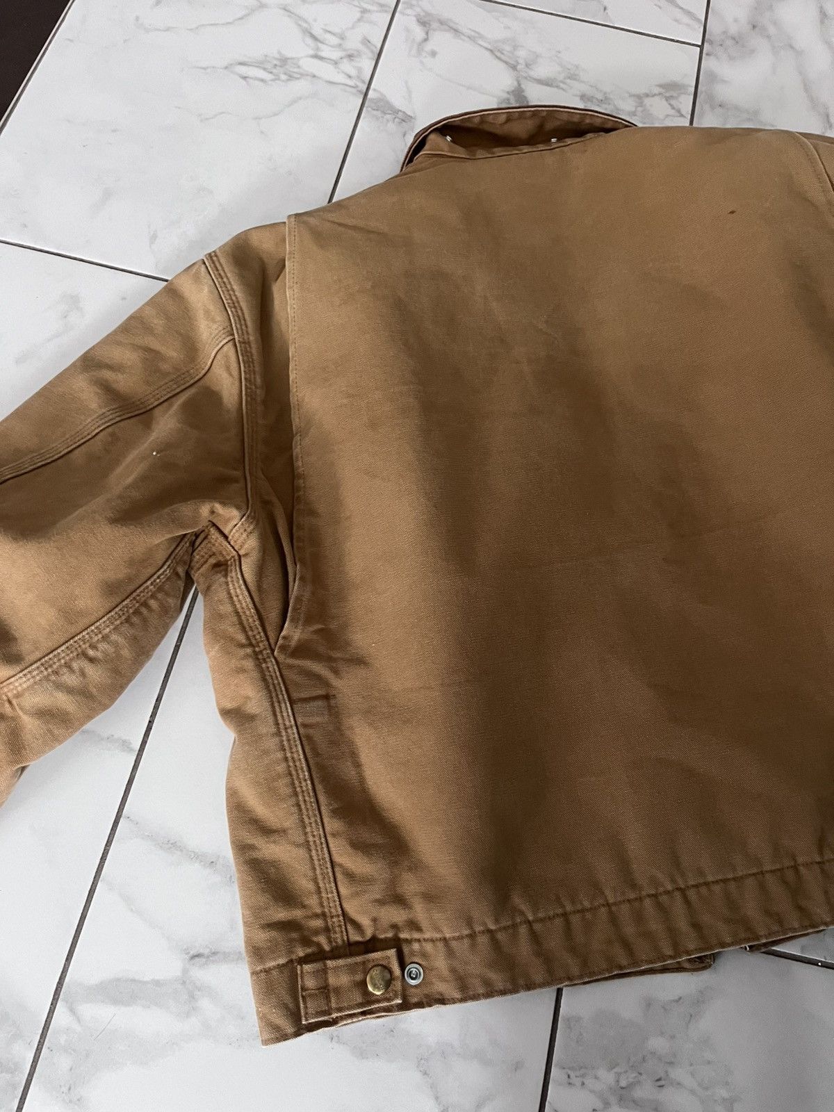 Carhartt Vintage Carhartt Detroit J01 BRN Blanket Lined Canvas Jacket Size US L / EU 52-54 / 3 - 6 Thumbnail