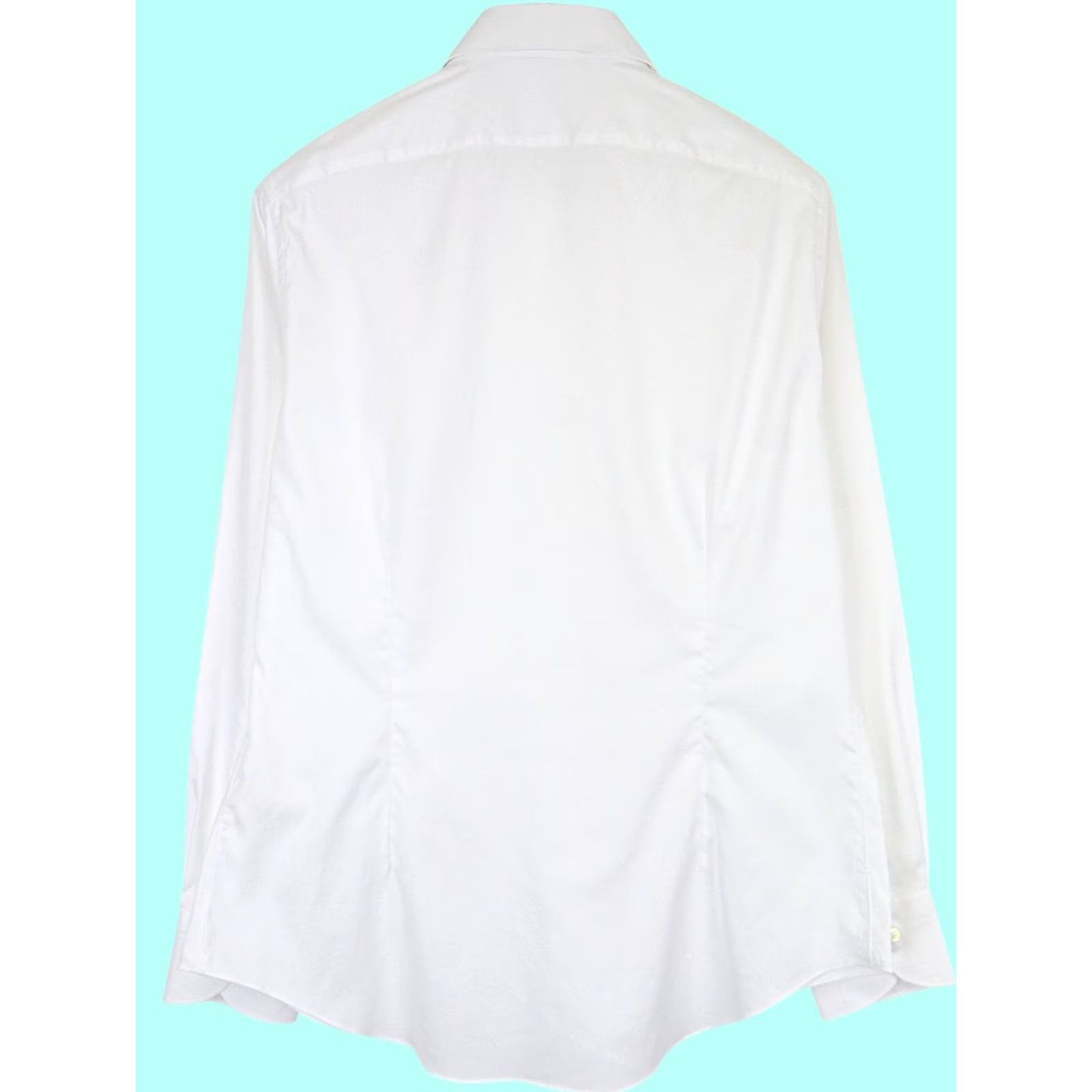 Suitsupply Suitsupply Slim Fit Formal Shirt Men's X LARGE White Collared Button-Up Dress Shirt XL Men Slim Fit Court White Collared Dress Shirt Mens Size 46R - 2 Thumbnail