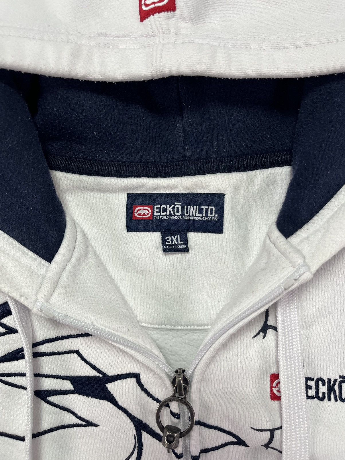Ecko Unltd. Ecko Unltd. Mega Baggy Printed Zip Hoodie 3XL Rare Size US XXL / EU 58 / 5 - 12 Thumbnail