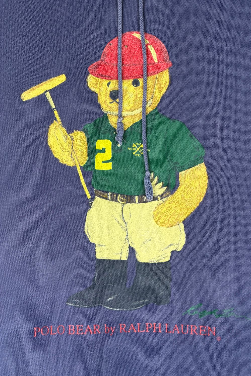 Polo Ralph Lauren fw02 Polo Ralph Lauren Polo Bear Hoodie Vintage RL Bear Size US XL / EU 56 / 4 - 5 Thumbnail