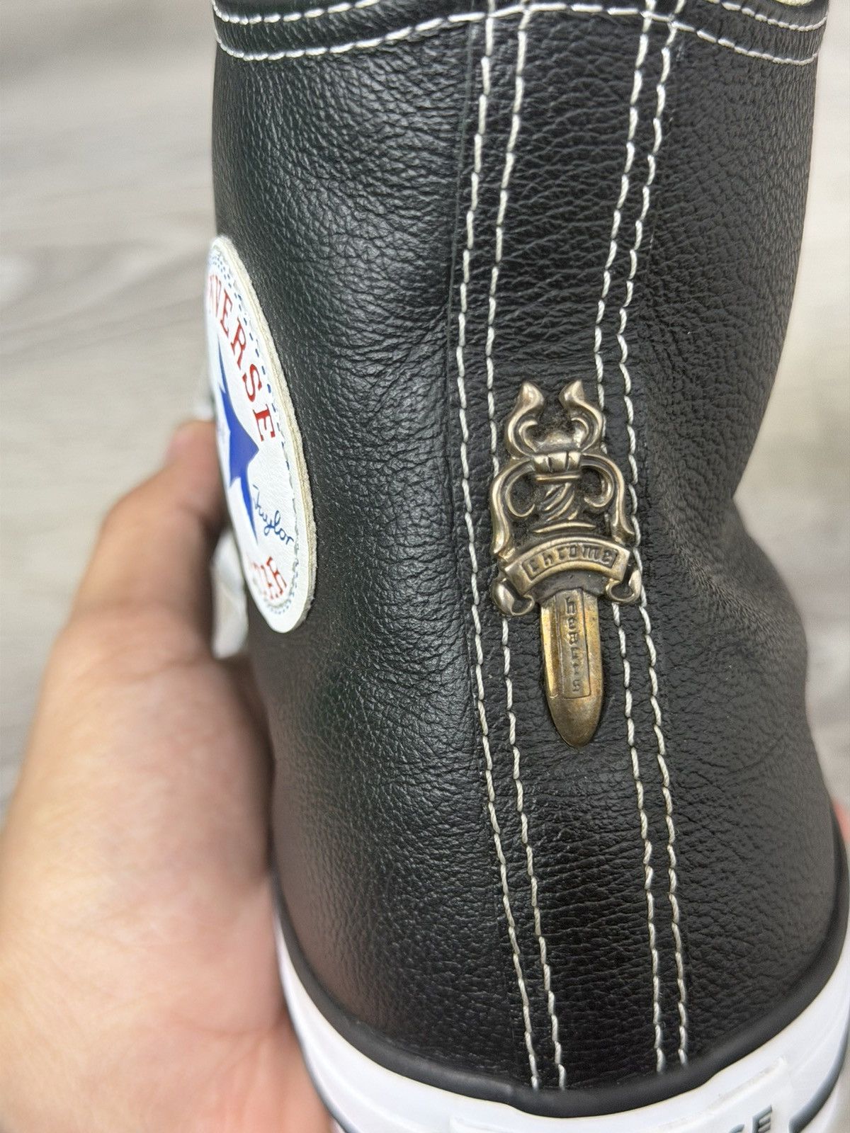 Chrome Hearts Chrome hearts patch converse highs Size US 7.5 / EU 40-41 - 18 Thumbnail