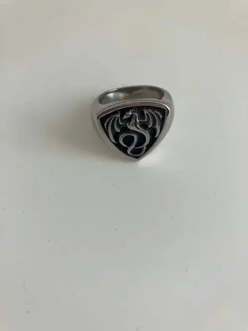 Other Viking Fire Dragon Ring Nordic Ethnic Stainless Steel Size ONE SIZE - 4 Thumbnail