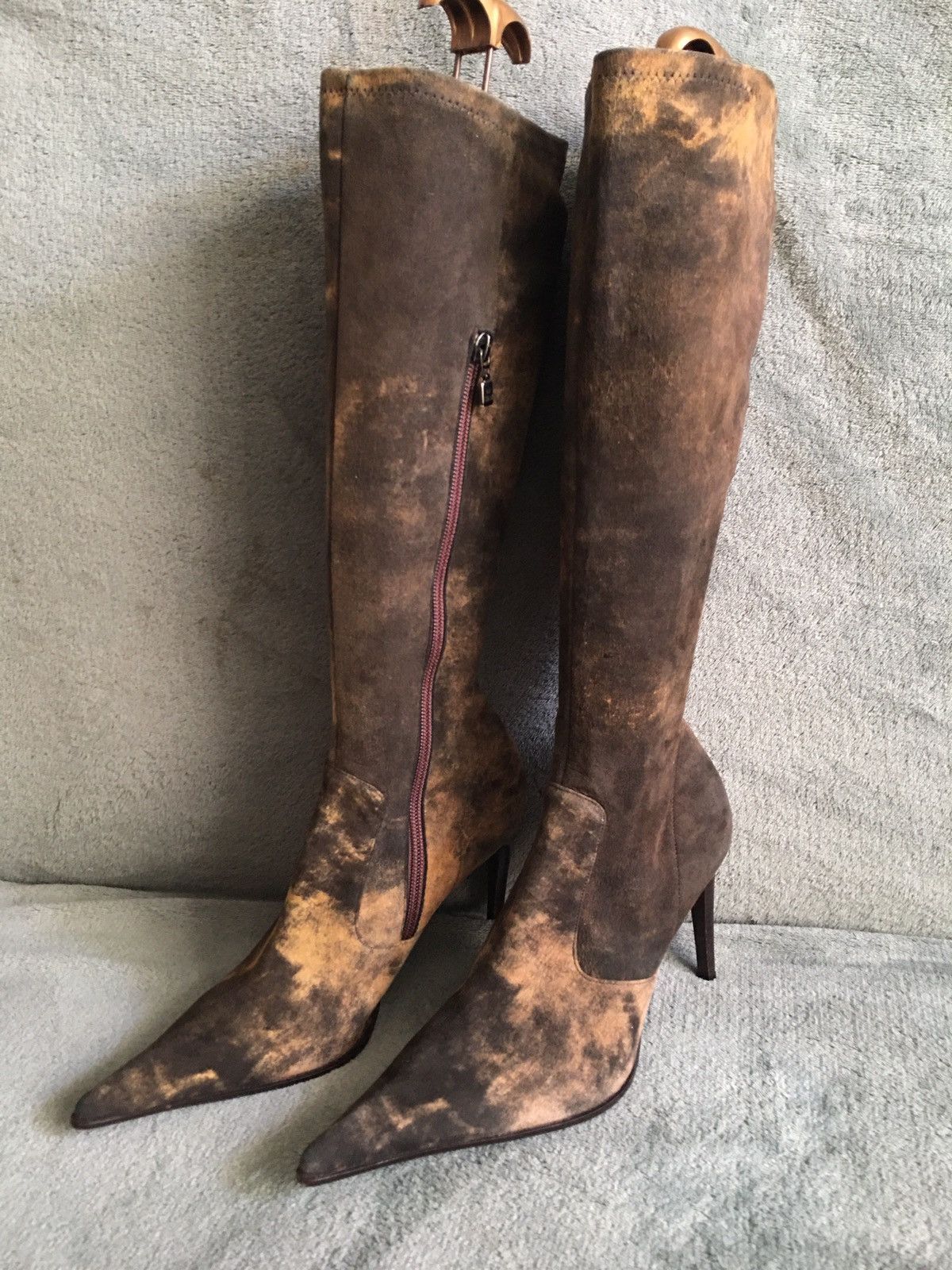 Le Silla Le Silla Leather Cognac Designer Boots EU 37.5 Size US 7.5 / IT 37.5 - 1 Thumbnail