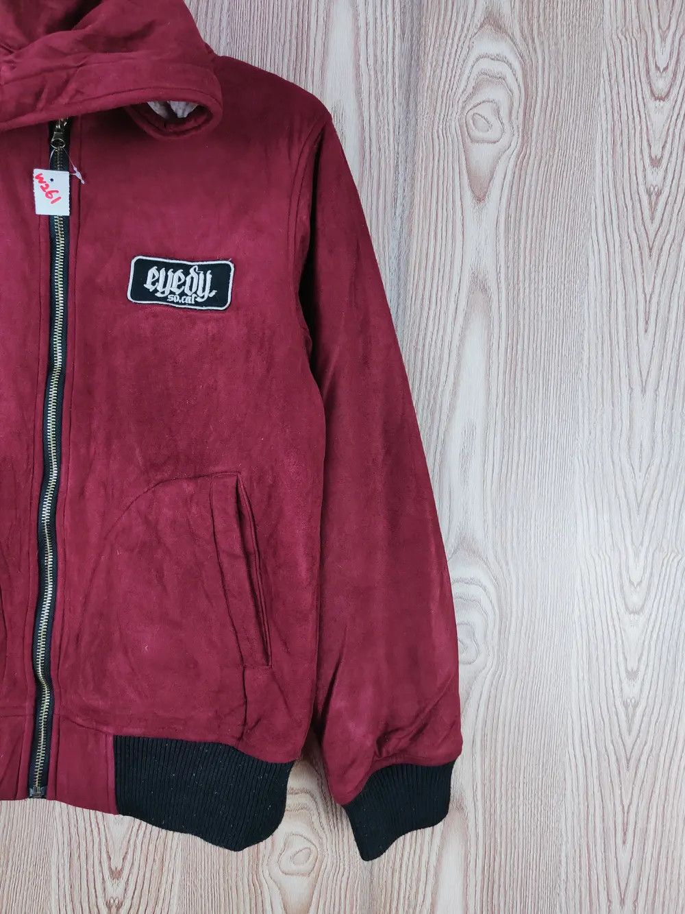 Japanese Brand DL Eyedy fuck skull Maroon Hoodie sweater Jackets #W261 Size US S / EU 44-46 / 1 - 11 Thumbnail