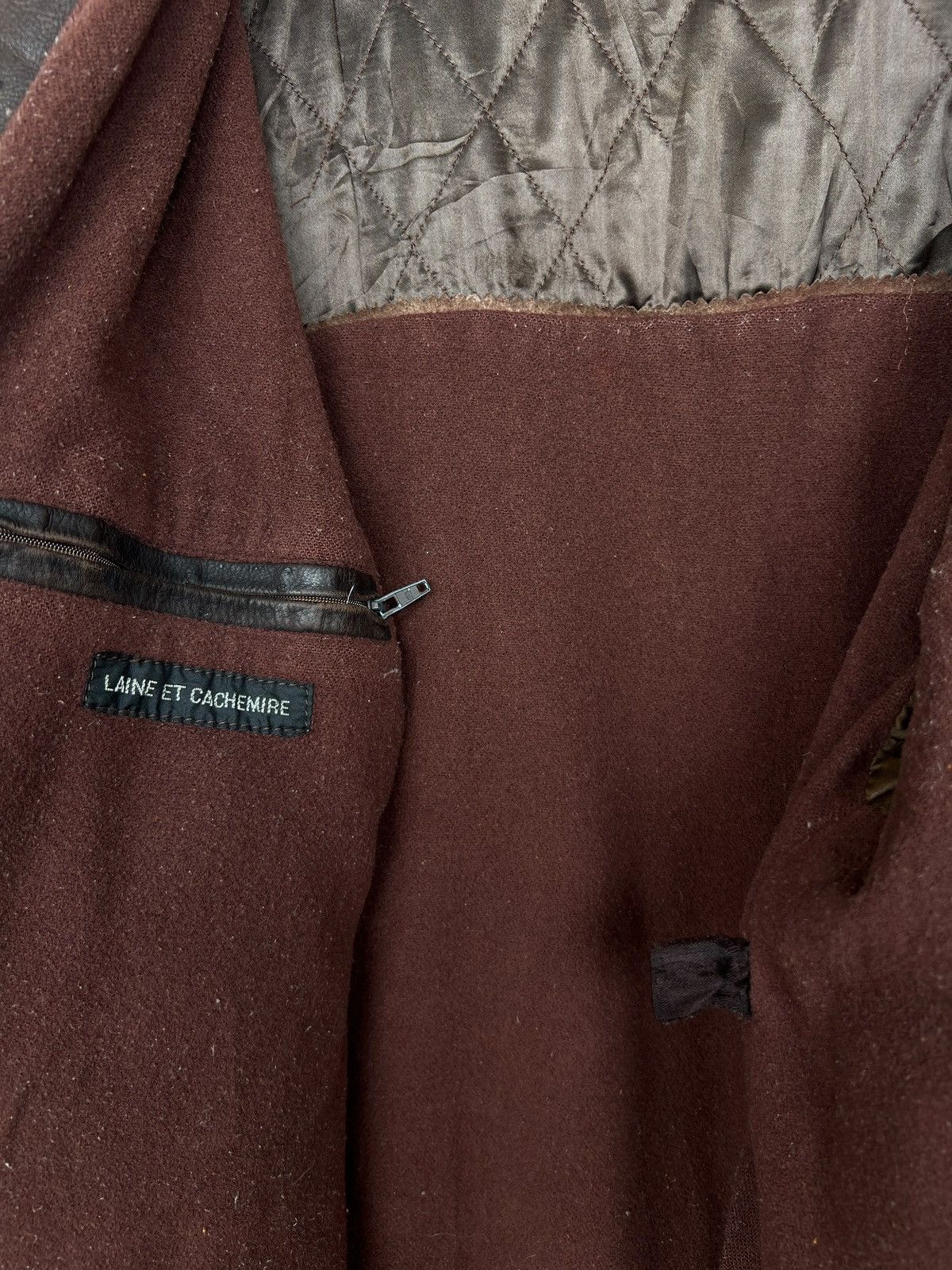 Vintage Vintage 70s Brown Long Leather Coat Jacket Size US L / EU 52-54 / 3 - 12 Thumbnail