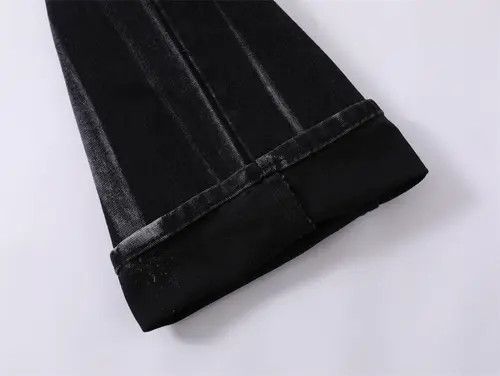 VIBE Men's hip-hop trend casual ink-splashed loose wide-leg jeans Size US 32 / EU 48 - 5 Thumbnail