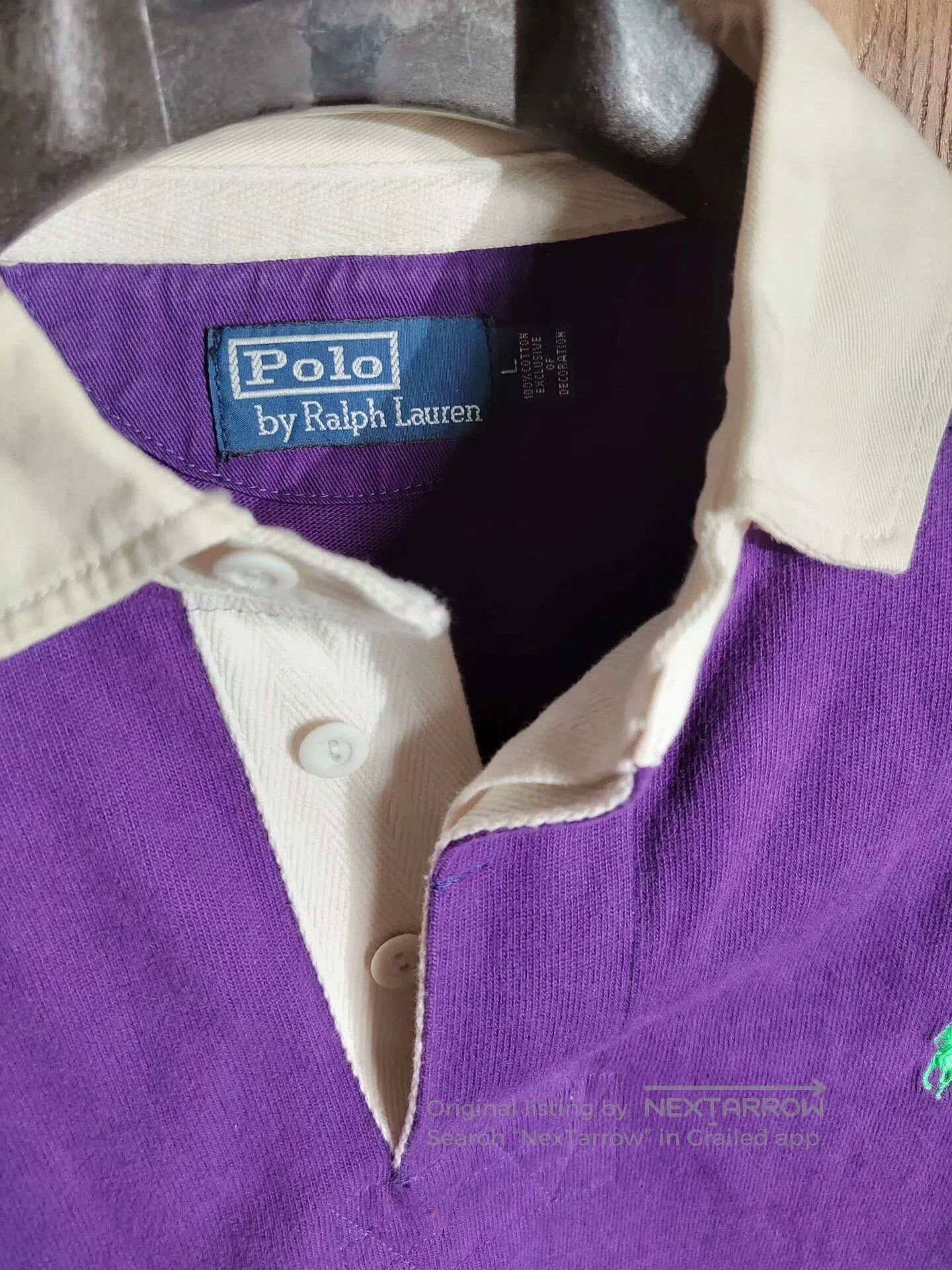 Rugby Ralph Lauren Ralph Lauren Purple Rugby Shirt. Size US L / EU 52-54 / 3 - 2 Thumbnail