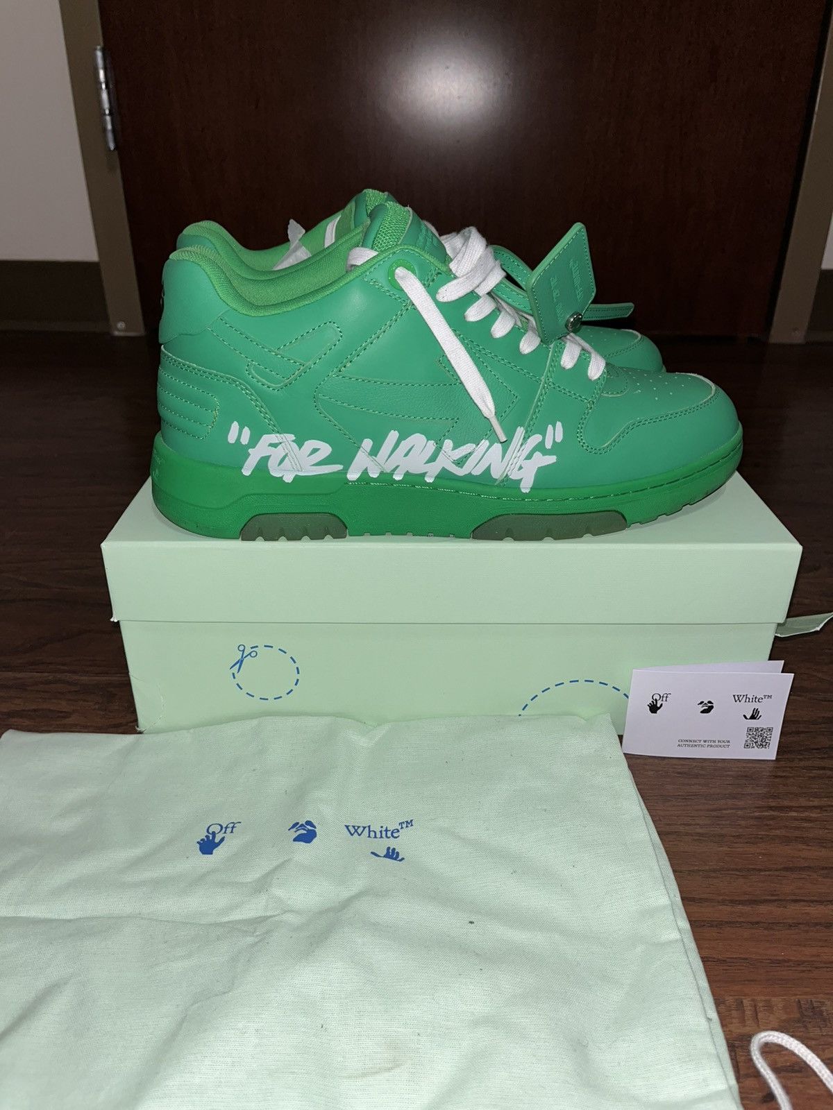 Off-White Off white Out of Office “For Walking” Size US 12 / EU 45 - 1 Thumbnail
