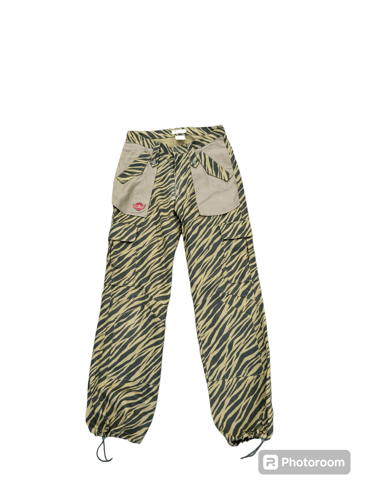 image of Hysteric Glamour x Vintage Pants Bettys Smith Stripe Cargo in Black/Brown, Women's (Size 29)