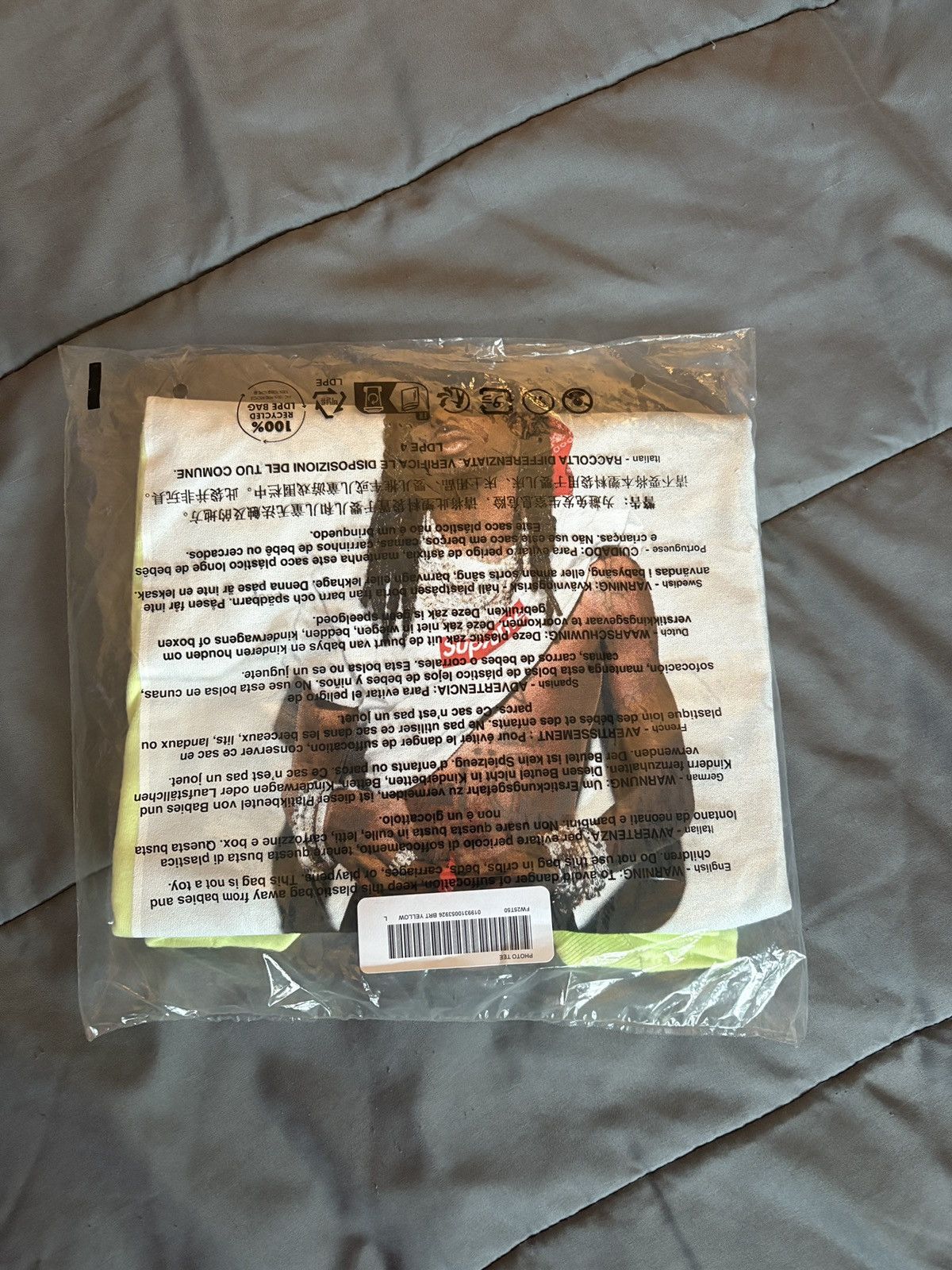 Supreme Supreme Playboi Carti tee (Pale green large) Size US L / EU 52-54 / 3 - 2 Thumbnail