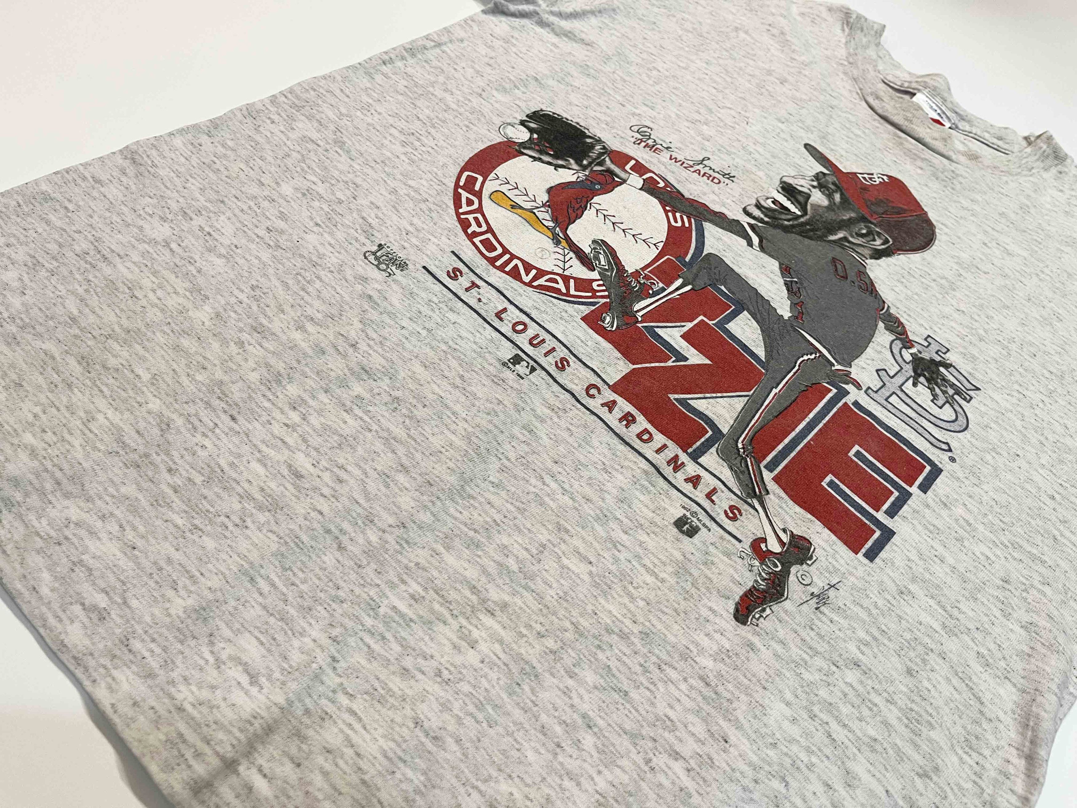 Vintage Vintage Artex 1992 MLB Ozzie Smith Cardinals T-Shirt Size US M / EU 48-50 / 2 - 7 Thumbnail