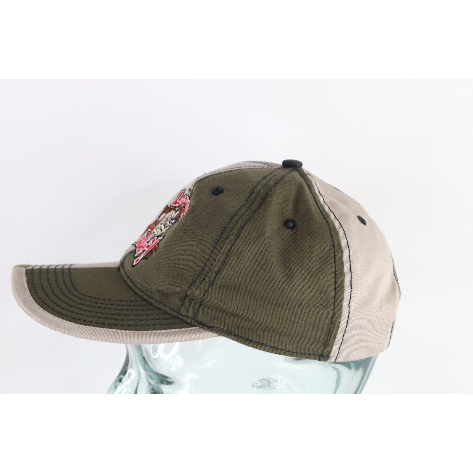 Vintage Vintage 90s Looney Tunes Taz You Looking For Trouble Hat Size ONE SIZE - 4 Thumbnail