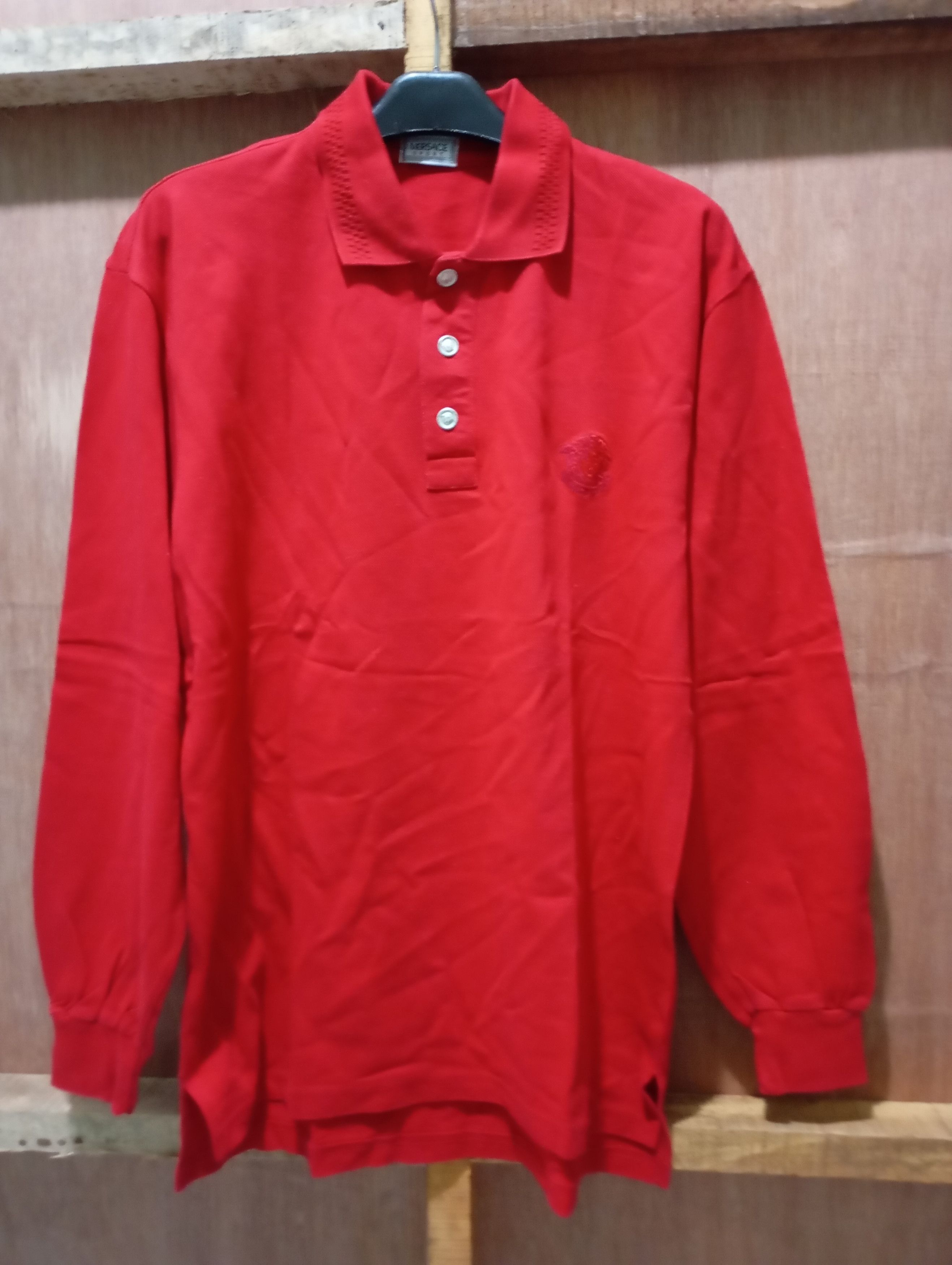 Versace × Vintage Versace Sport Long Sleeve Made in Italy Size US S / EU 44-46 / 1 - 1 Thumbnail