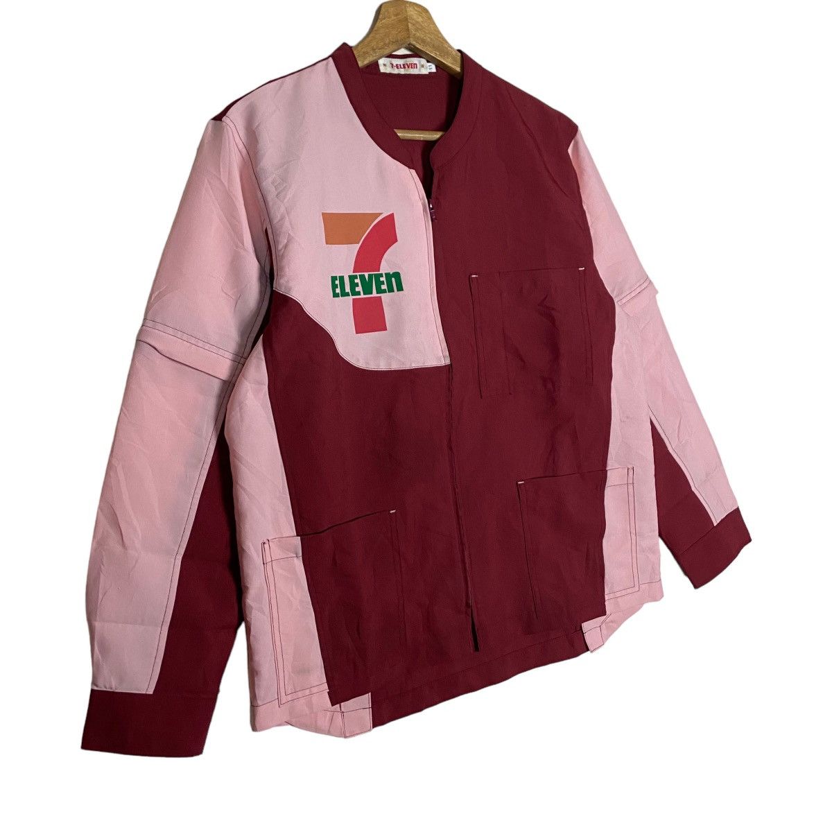 Vintage Vintage 7-Eleven Full Zipper Staff Uniform Light Jacket Size M / US 6-8 / IT 42-44 - 7 Thumbnail