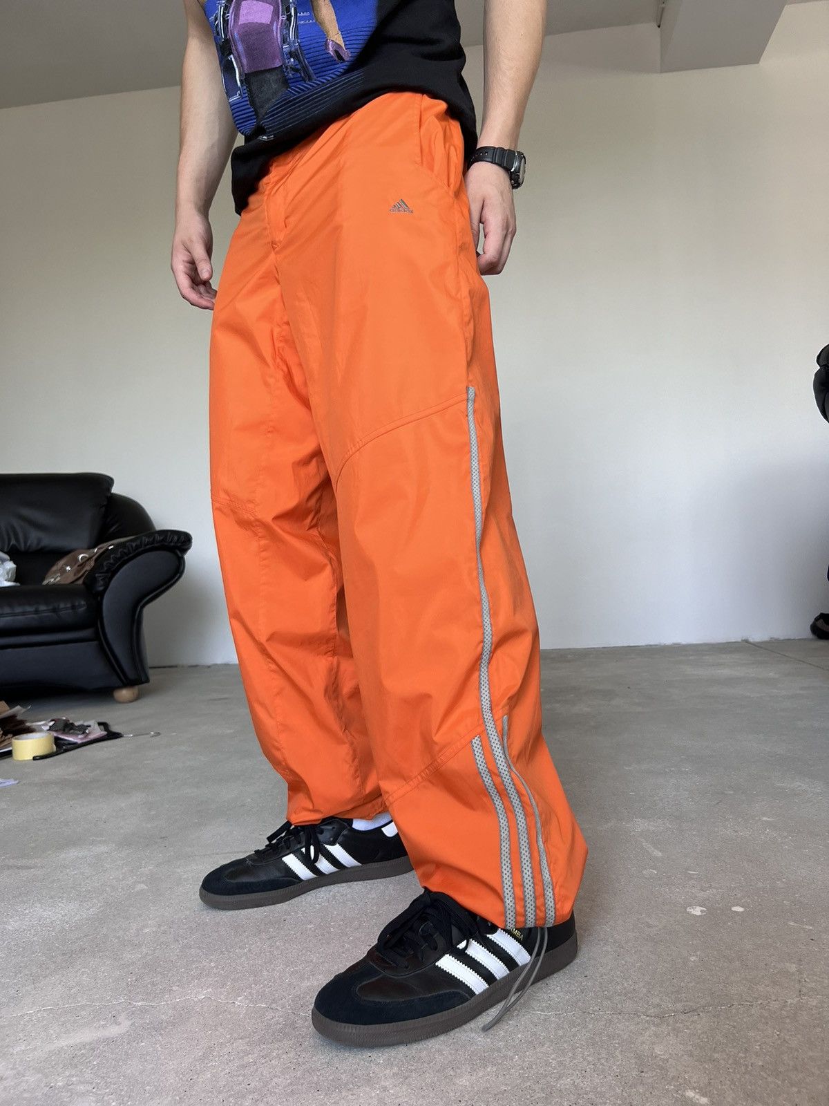 Adidas Vintage Adidas Orange Sweatpants Size US 32 / EU 48 - 4 Thumbnail
