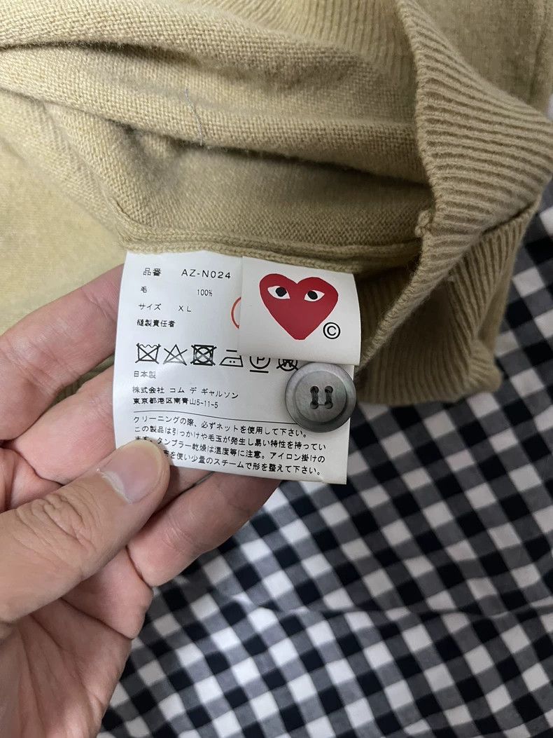 Comme des Garcons Comme Des Garcons Beige wool breasted cardigan Size US XL / EU 56 / 4 - 5 Thumbnail