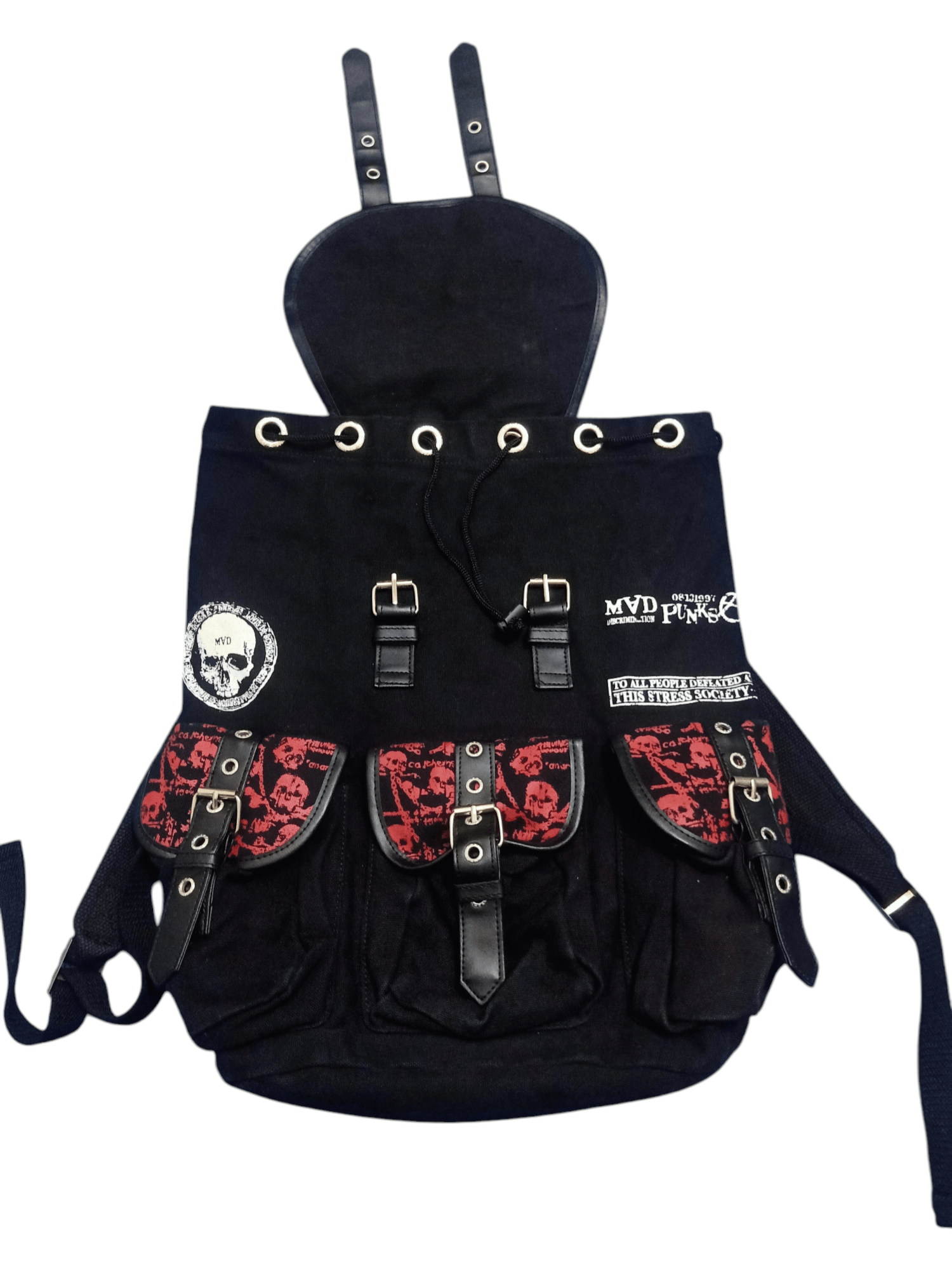 Seditionaries Mad Punks Rucksack Backpack Size ONE SIZE - 11 Thumbnail